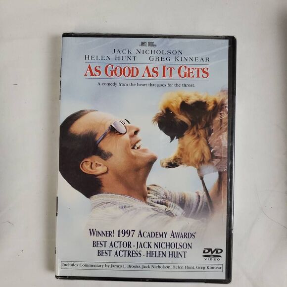 As Good As It Gets DVD New Jack Nicholson Helen Hunt Oscar Winner - Picture 1 of 2